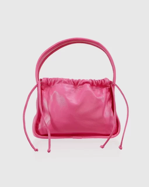 Belle & Bloom Thing Called Love Leather Handbag - Hot Pink Final Sale Clearance