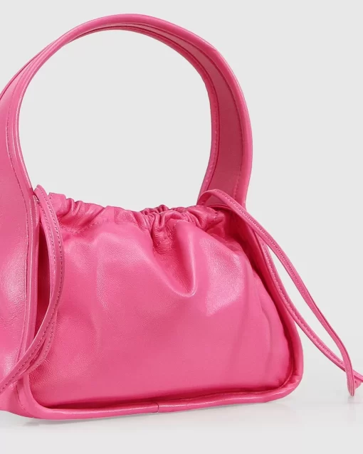 Belle & Bloom Thing Called Love Leather Handbag - Hot Pink Final Sale Clearance