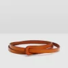 Belle & Bloom Tie The Knot Leather Belt - Brown Cheap