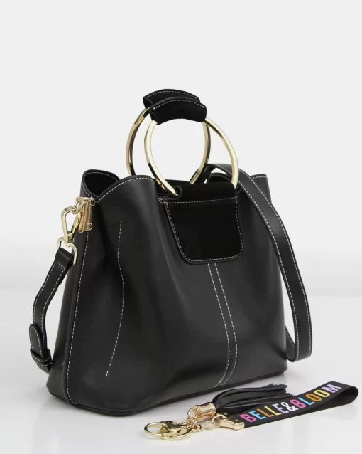 Belle & Bloom Twilight Leather Cross-Body Bag - Black Hot