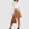 Belle & Bloom Twilight Leather Cross-Body Bag - Brown Online