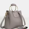 Belle & Bloom Twilight Leather Cross-Body Bag - Grey Online