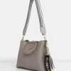 Belle & Bloom Twilight Leather Cross-Body Bag - Grey Online