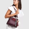 Belle & Bloom Twilight Leather Cross-Body Bag - Merlot Outlet