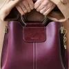 Belle & Bloom Twilight Leather Cross-Body Bag - Merlot Outlet