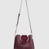 Belle & Bloom Twilight Leather Cross-Body Bag - Merlot Outlet