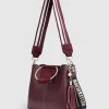 Belle & Bloom Twilight Leather Cross-Body Bag - Merlot Outlet