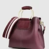 Belle & Bloom Twilight Leather Cross-Body Bag - Merlot Outlet