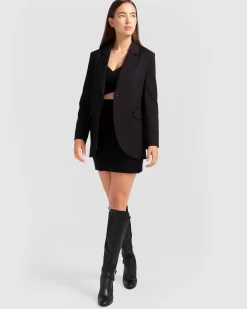 Belle & Bloom Unchained Heart Blazer - Black Flash Sale