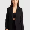 Belle & Bloom Unchained Heart Blazer - Black Flash Sale