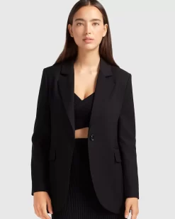 Belle & Bloom Unchained Heart Blazer - Black Flash Sale