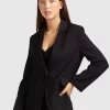 Belle & Bloom Unchained Heart Blazer - Black Flash Sale