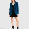 Belle & Bloom Unchained Heart Blazer - Dark Teal New