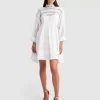 Belle & Bloom Unforgettable Oversized Lace Mini Dress - White Shop