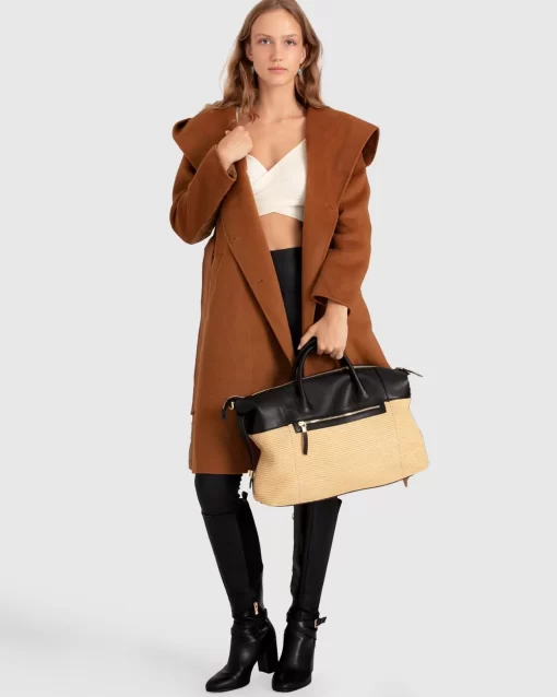 Belle & Bloom Walk Me Home Convertible Coat - Camel Discount