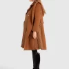 Belle & Bloom Walk Me Home Convertible Coat - Camel Discount