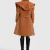 Belle & Bloom Walk Me Home Convertible Coat - Camel Discount