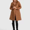 Belle & Bloom Walk Me Home Convertible Coat - Camel Discount