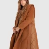 Belle & Bloom Walk Me Home Convertible Coat - Camel Discount