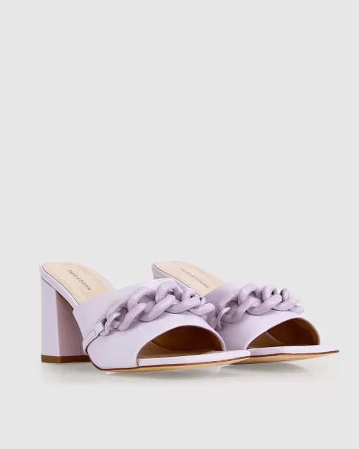 Belle & Bloom Walking With You Mule - Lilac Clearance