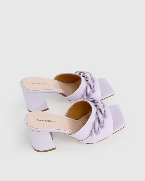 Belle & Bloom Walking With You Mule - Lilac Clearance