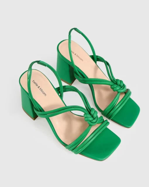 Belle & Bloom Wild Side Slingback Heel - Emerald Outlet