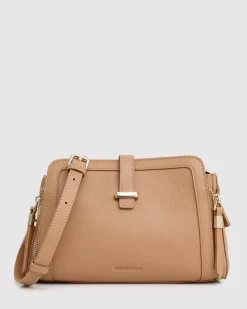 Belle & Bloom Your Girl Cross-Body Bag - Light Camel Cheap