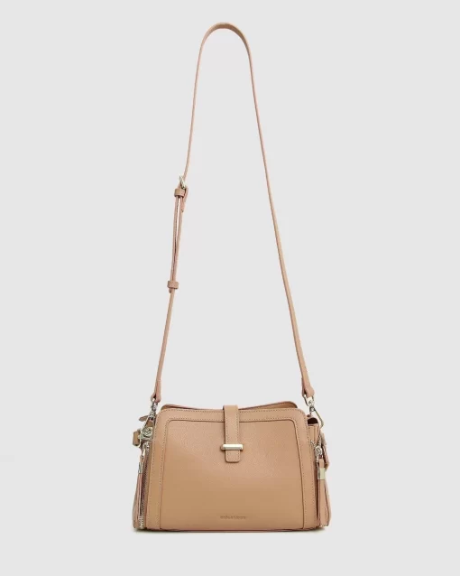 Belle & Bloom Your Girl Cross-Body Bag - Light Camel Cheap