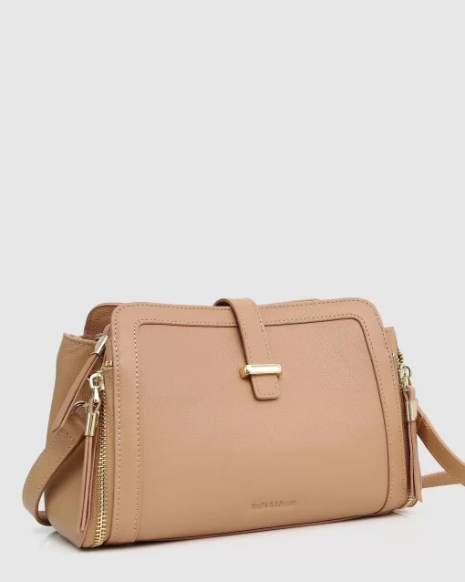 Belle & Bloom Your Girl Cross-Body Bag - Light Camel Cheap